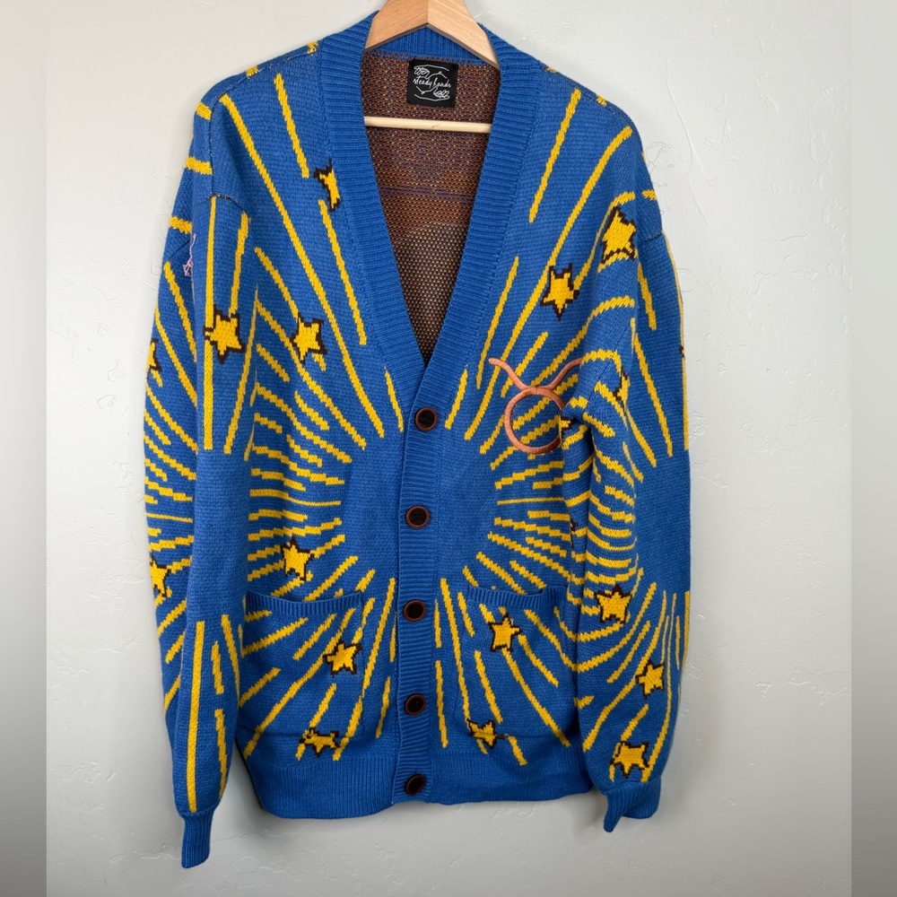 Steady Hands Taurus Zodiac Button-Up Cardigan M/L - Picture 3 of 9